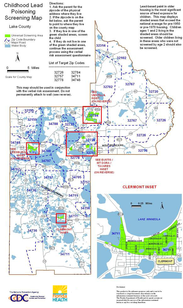 County Screening Maps Florida Department Of Health.