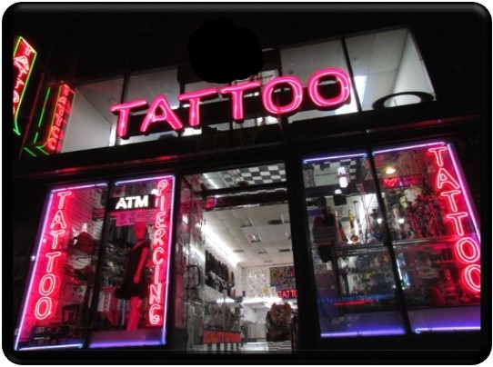 Photo of generic tattoo shop