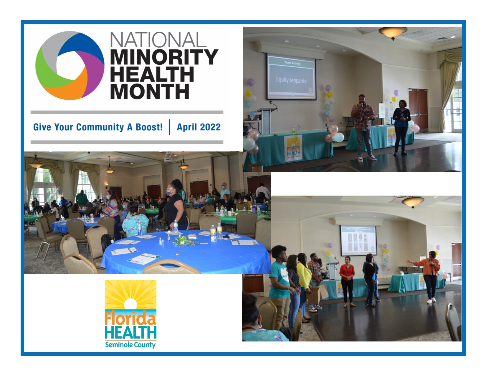 Minority Health Month Collage 2022