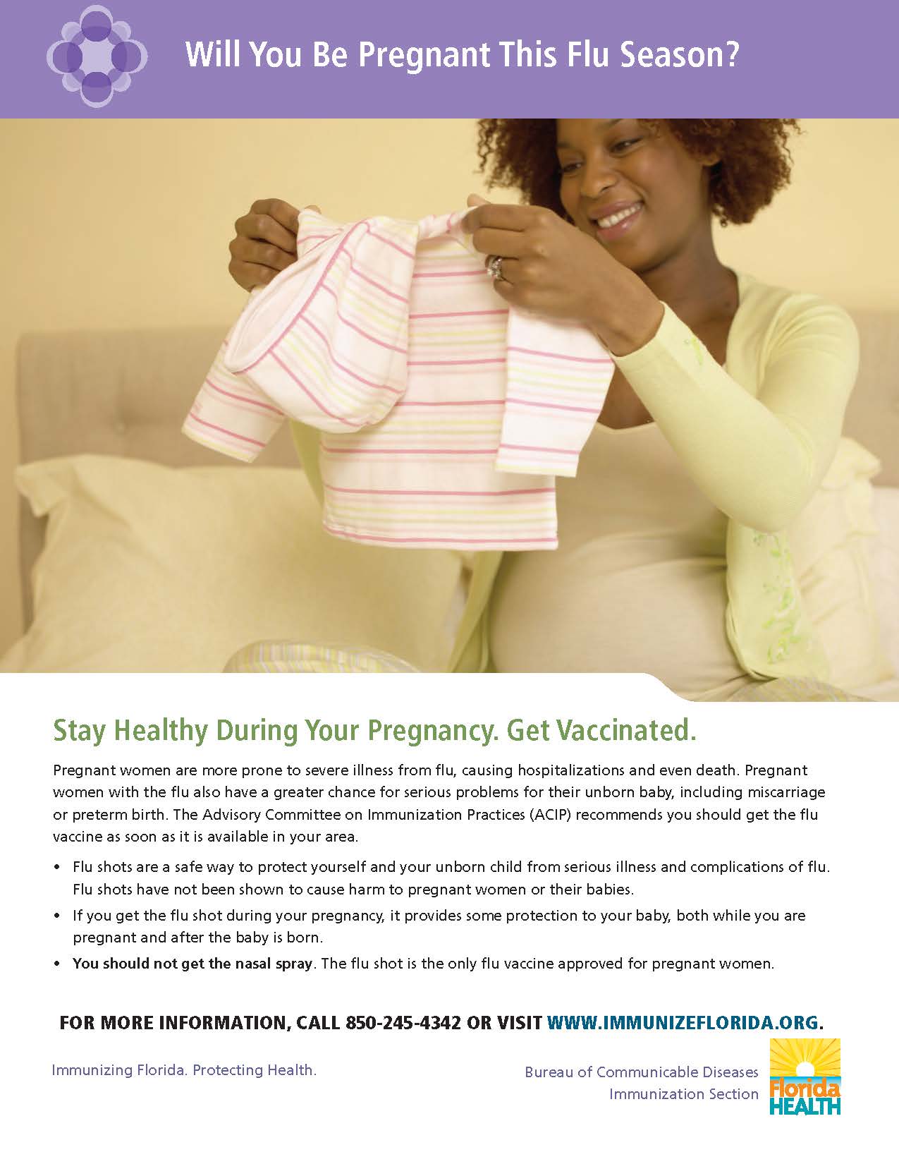 flu and pregnancy fact sheet