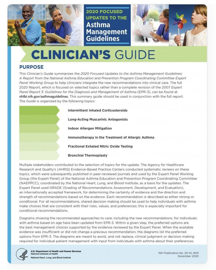 Asthma Clinicians Guide