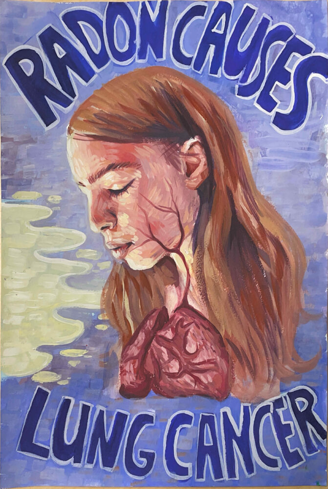 2025 1st place winning poster from the radon awareness poster contest