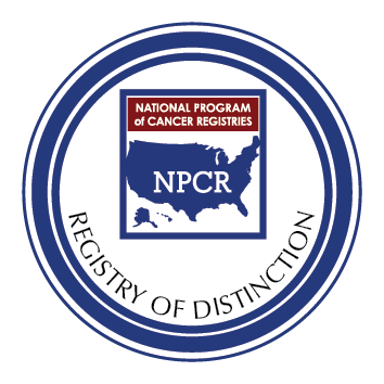National Program of Cancer Registries distinction seal