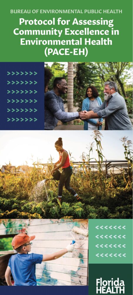 Protocol for Assessing Community Excellence in Environmental Health (PACE-EH) Brochure Cover