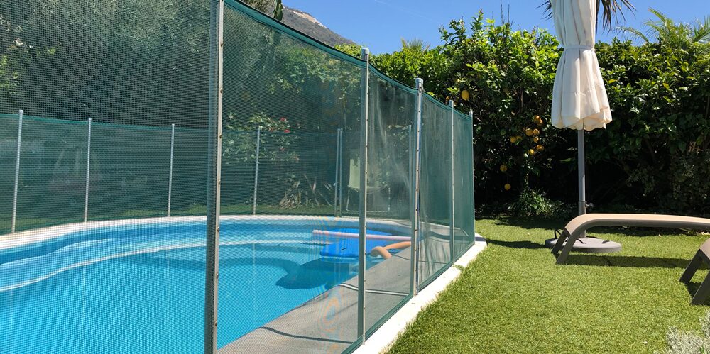 Barrier Fencing around Swimming Pool