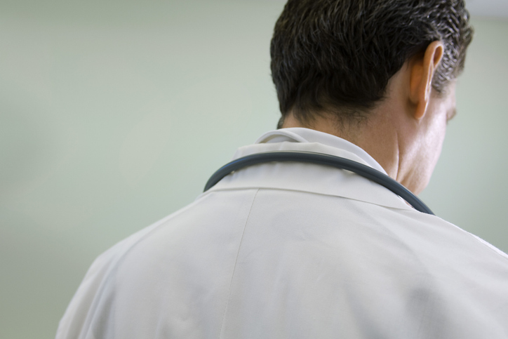 Health Care Provider from Behind