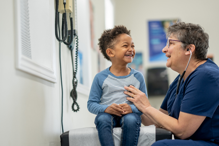 Health Care Provider with Child