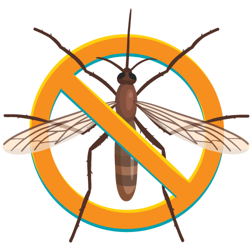 No to mosquitoes symbol