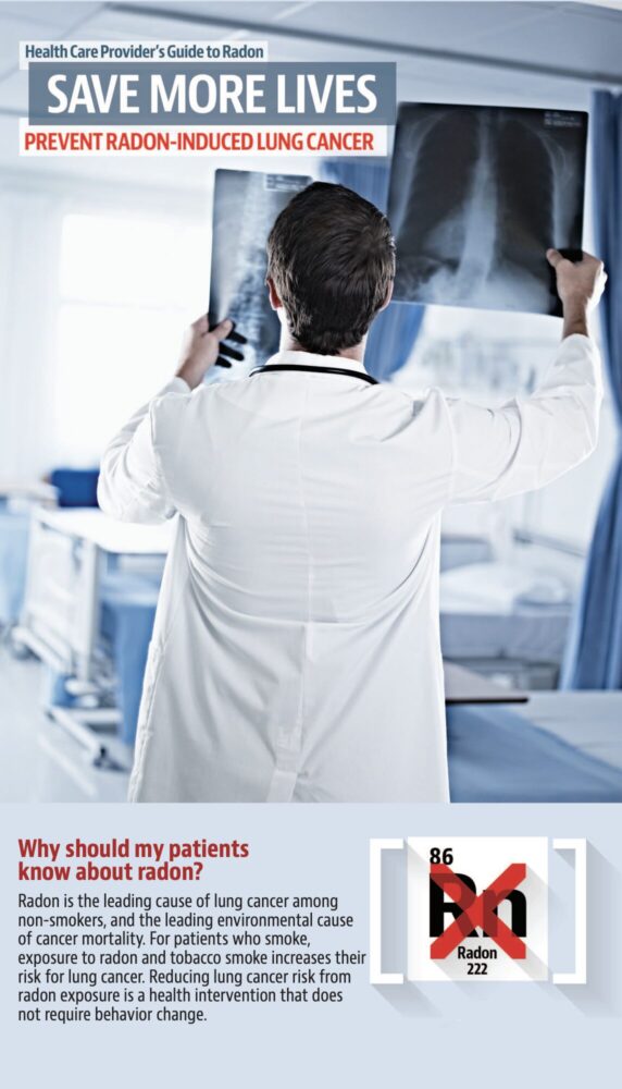 Radon Handout for Health Care Providers Thumbnail