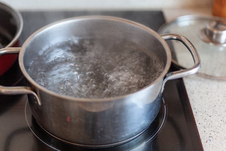 Boiling Water on the Stove