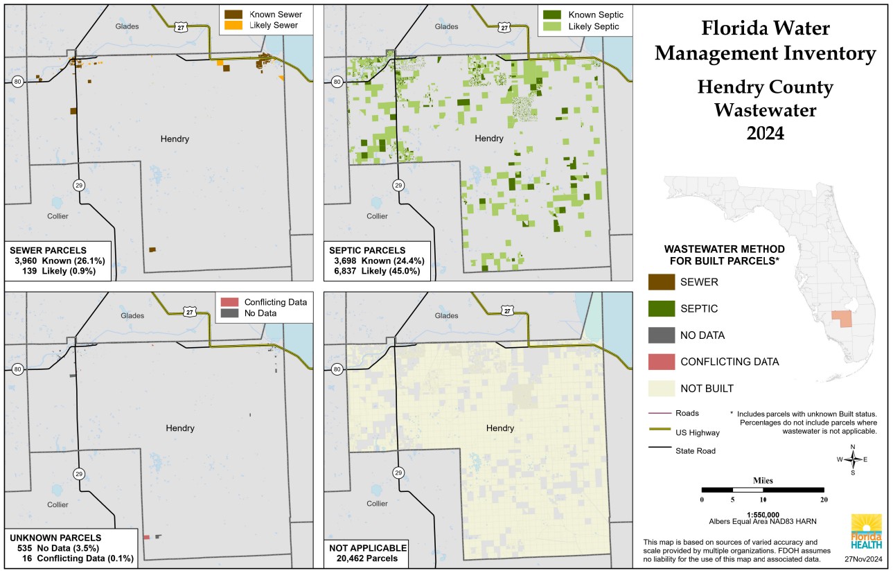 Wastewater Breakdown Map