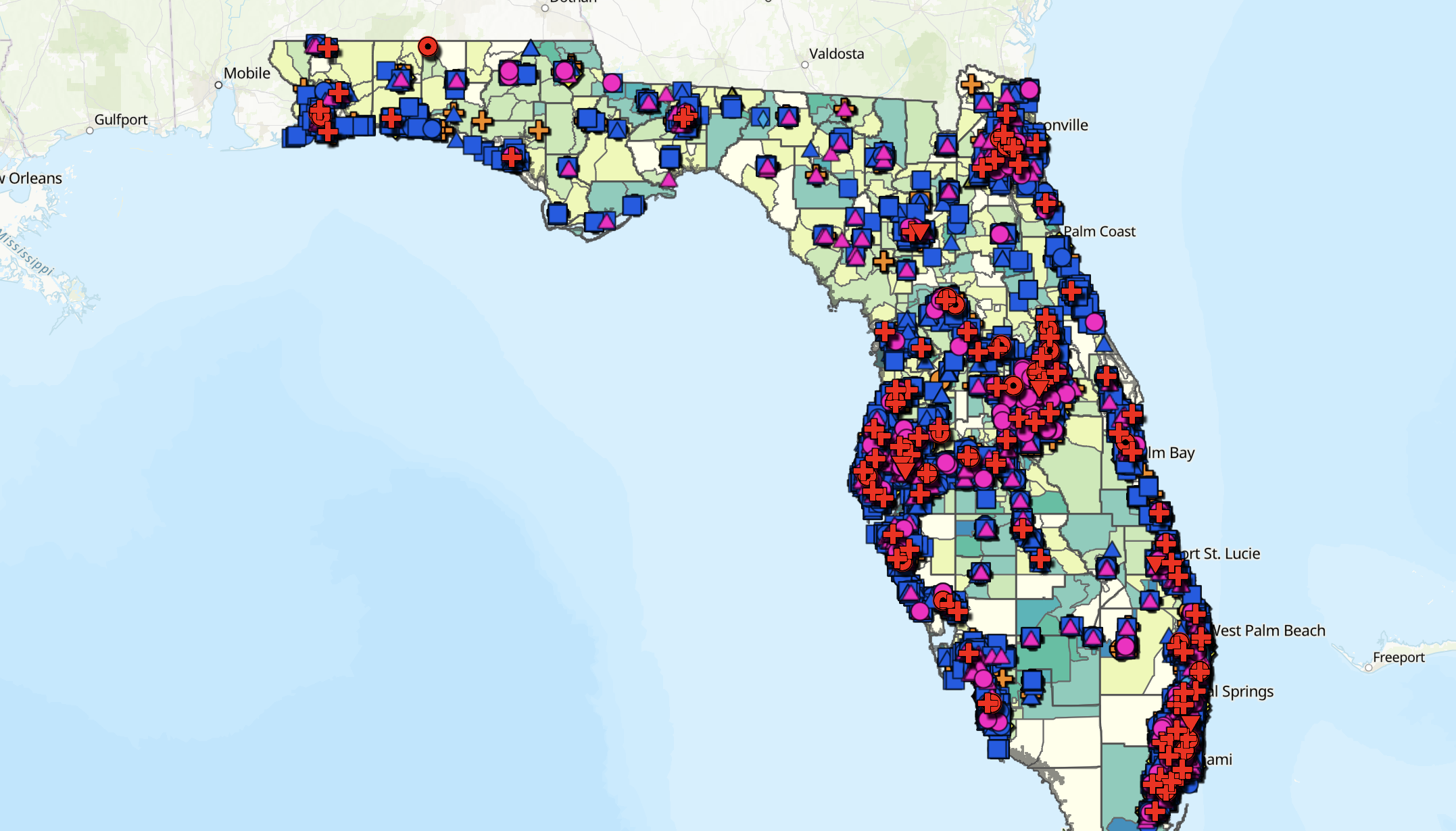 Snapshot of CMS Child Need Index Mapping Tool