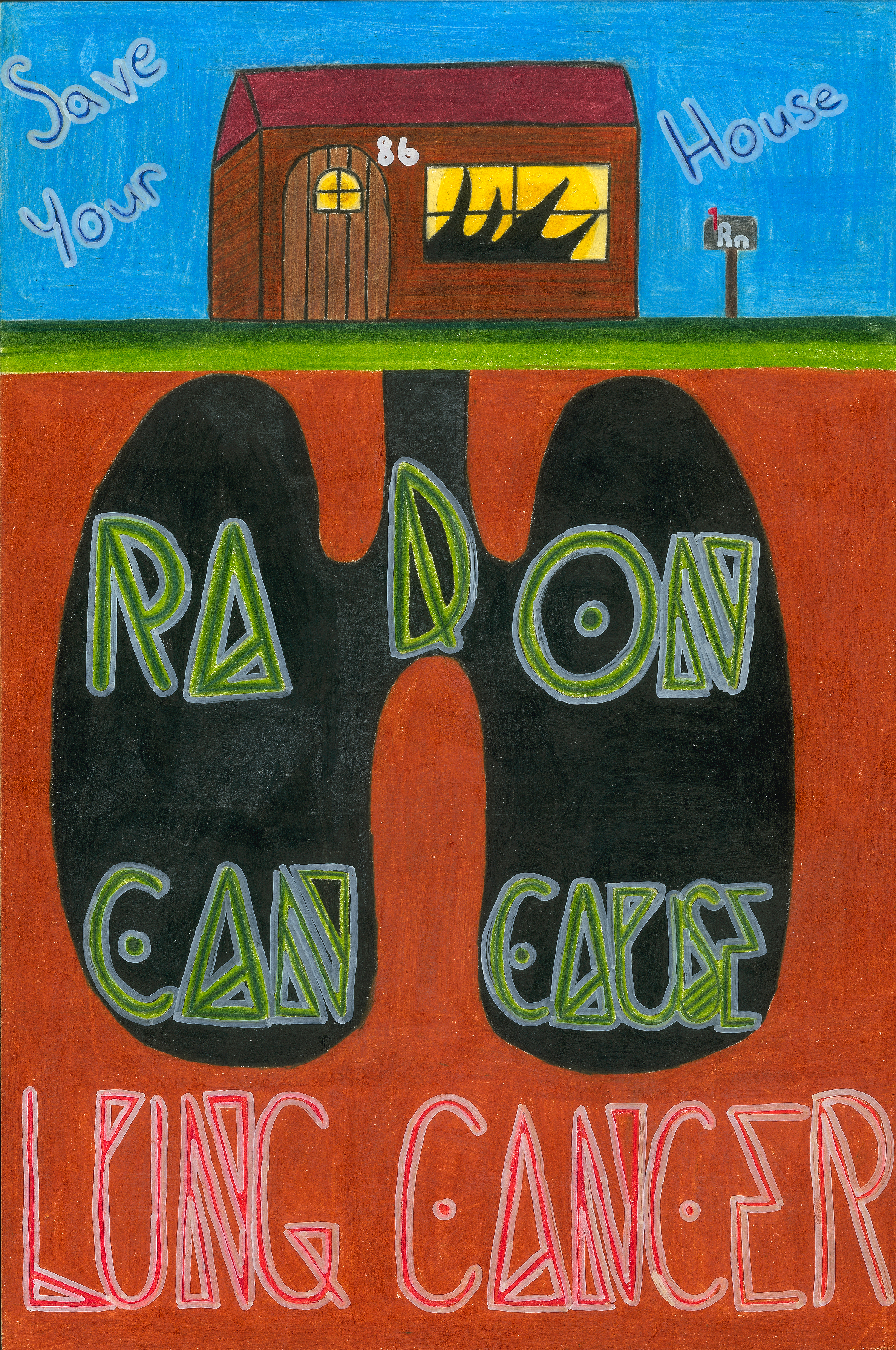 2nd place poster Save Your House