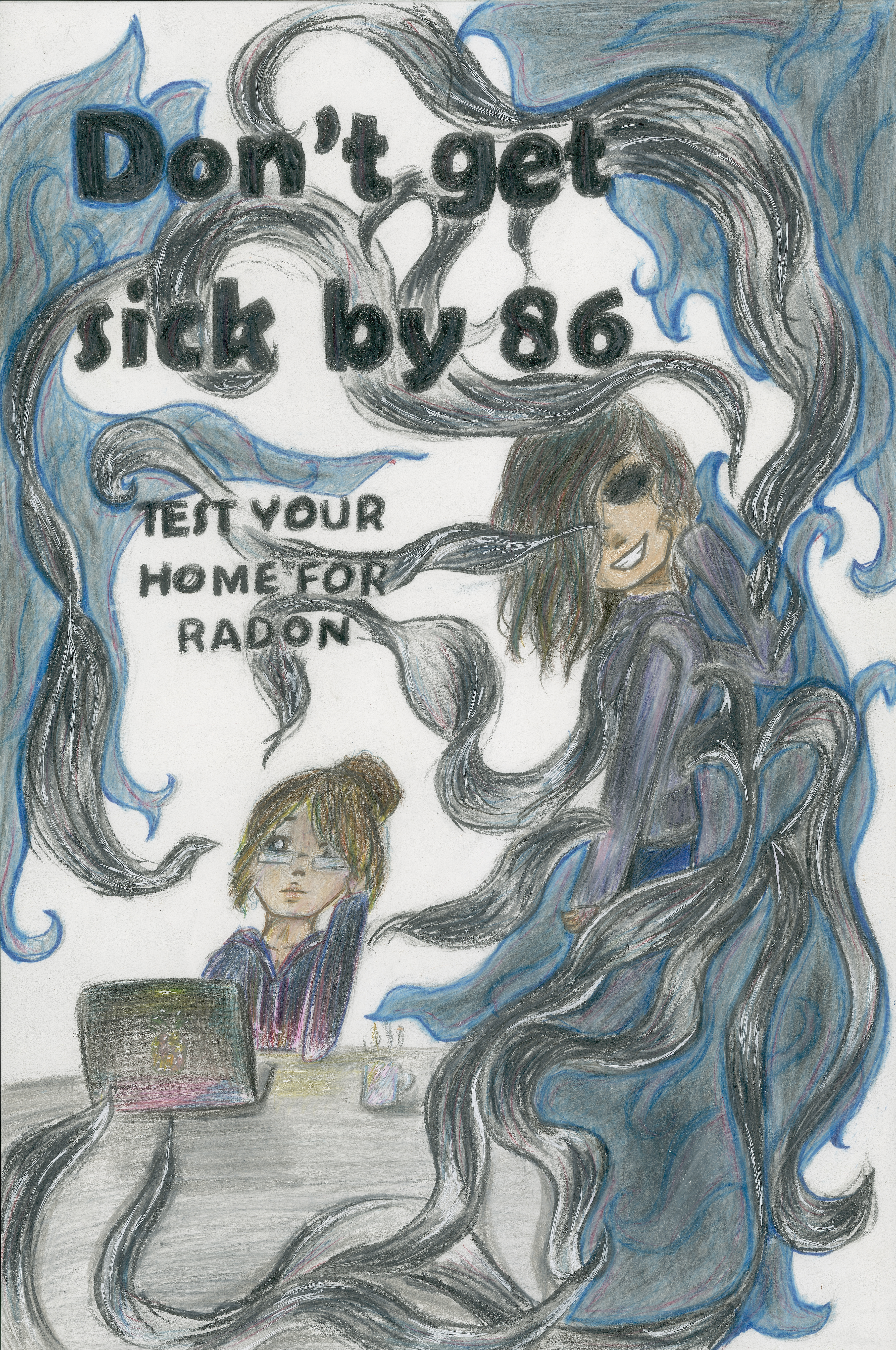 3rd place poster Dont Get Sick by 86