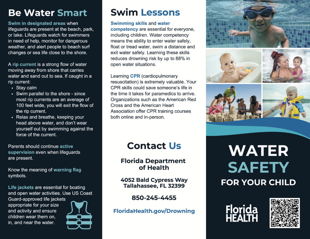 Water safety brochure